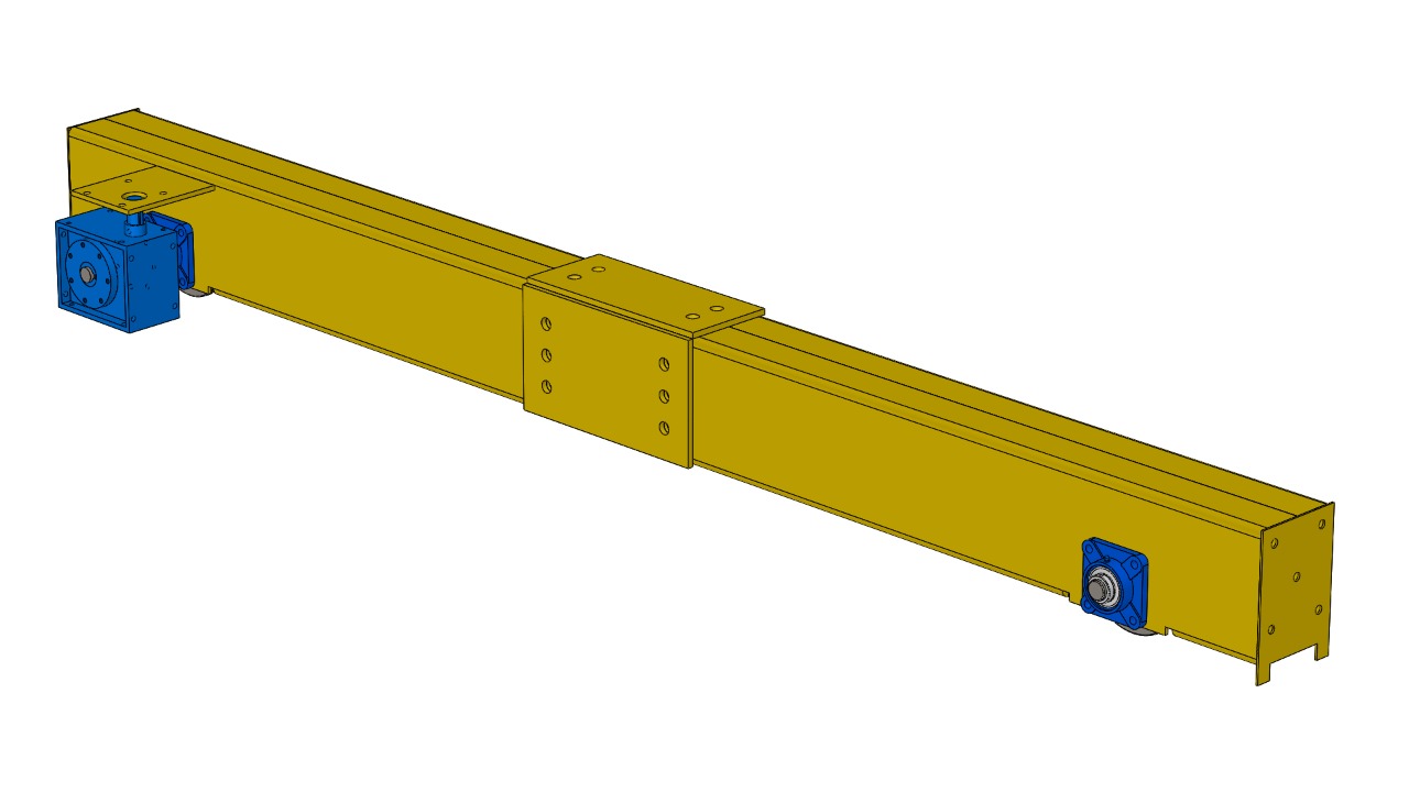 CABECEIRA PARA PONTE ROLANTE - EUROPEU - 10 TON x 3 M