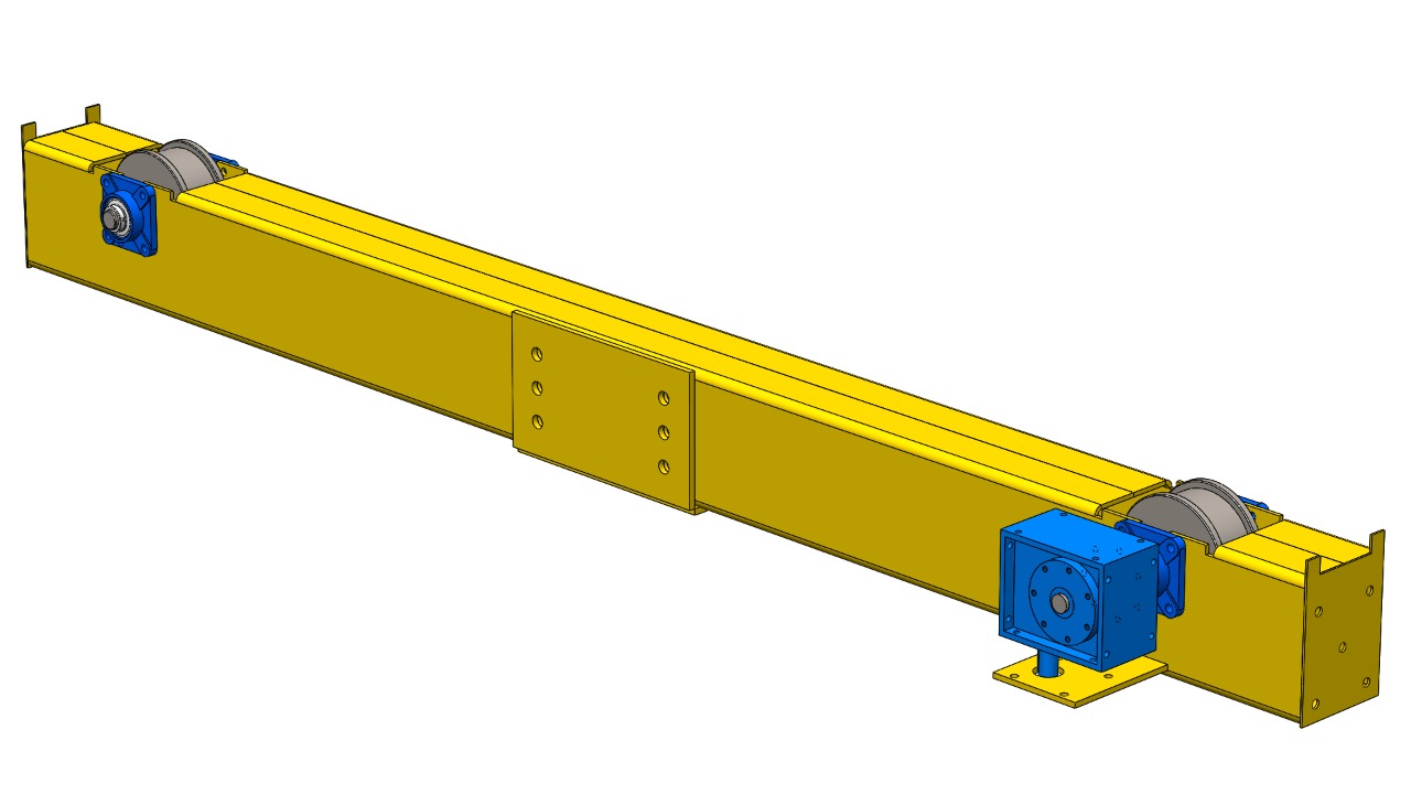 CABECEIRA PARA PONTE ROLANTE - CONVENCIONAL - 5 TON x 3 M