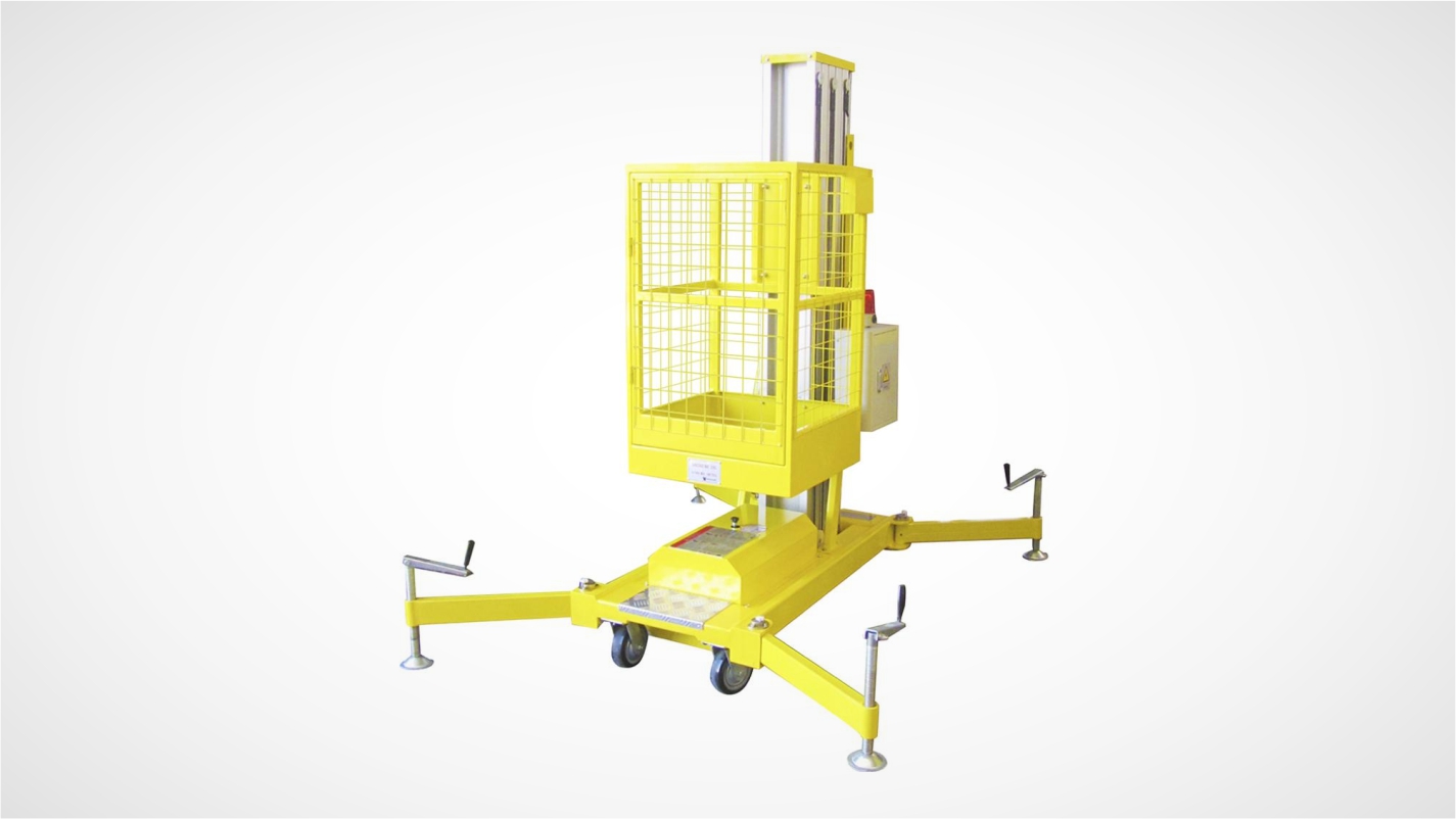 PLATAFORMA ELEVATÓRIA MASTRO ÚNICO - 125 KG X 08 M