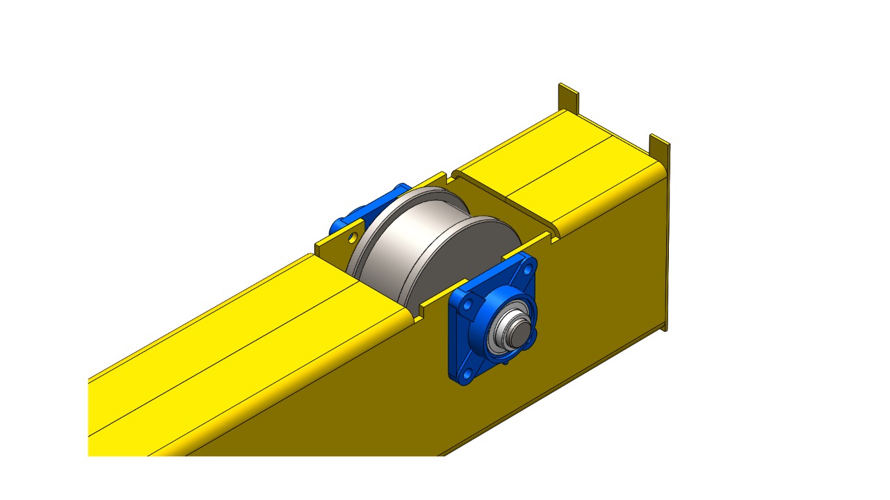 CABECEIRA PARA PONTE ROLANTE - EUROPEU - 10 TON x 3 M